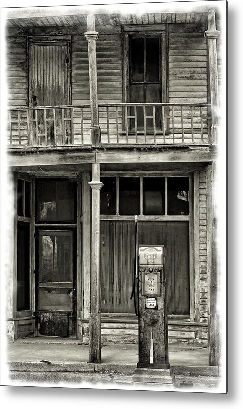 Rustic Metal Print featuring the photograph Kilmanagh Store before remodel - Kilmanagh, Michigan USA - by Edward Shotwell