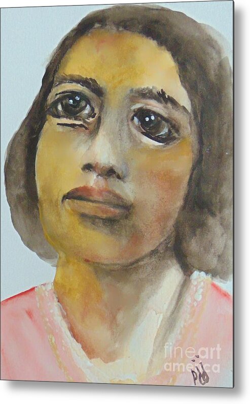 Marian Anderson Metal Print featuring the painting Marian Anderson by Saundra Johnson