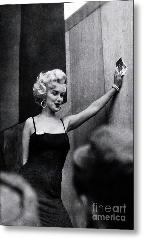 Marilyn Monroe Metal Print featuring the photograph Marilyn Monroe in Korea by Doc Braham