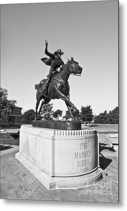 Masked Rider Metal Print featuring the photograph Masked Rider by Mae Wertz
