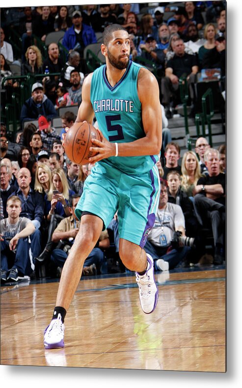 Nicolas Batum Metal Print featuring the photograph Nicolas Batum by Glenn James