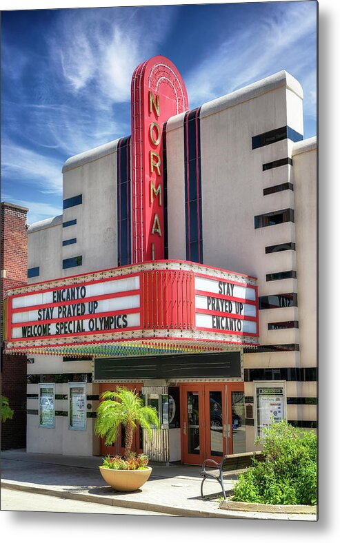Normal Theater Metal Print featuring the photograph Normal Theater - Normal, IL by Susan Rissi Tregoning