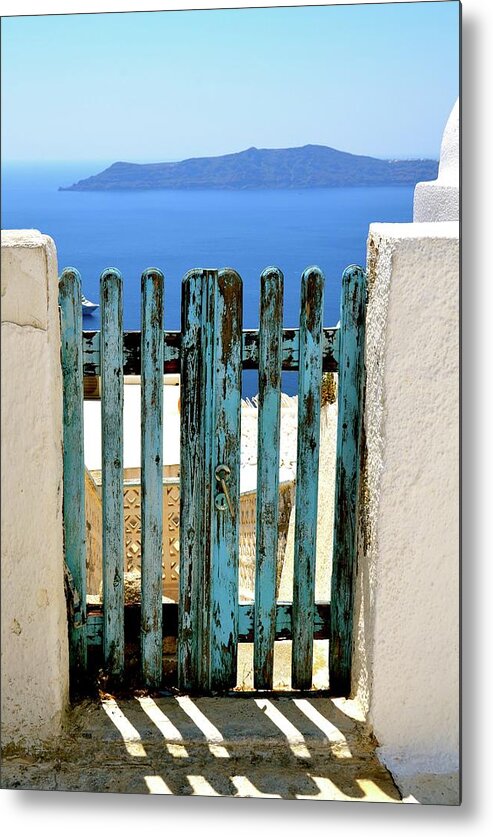 Gate Metal Print featuring the photograph Old Gate by Corinne Rhode