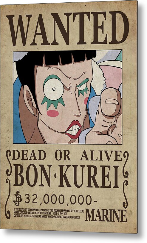 One Piece Luffy Wanted Poster Poster Poster – Anime Town Creations