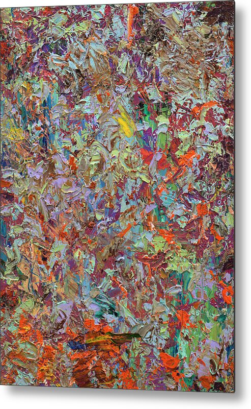 Abstract Metal Print featuring the painting Paint number 33 by James W Johnson