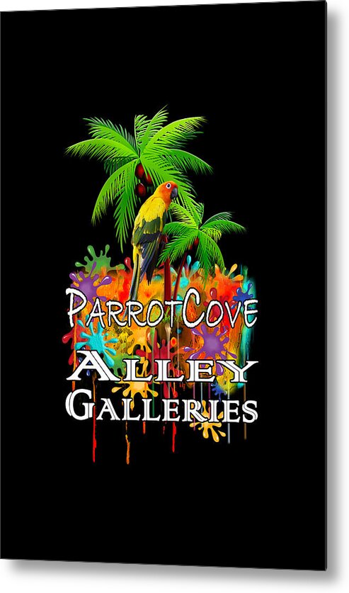 Parrot Metal Print featuring the photograph Parrot Cove PNG by Debra and Dave Vanderlaan