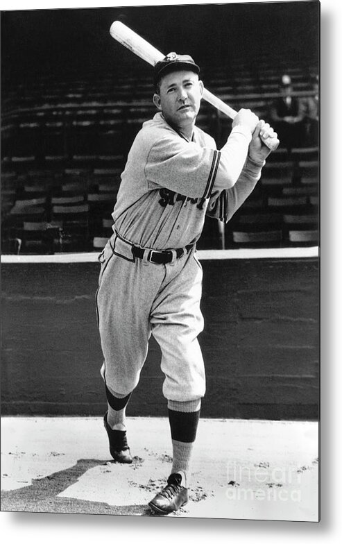 1910-1919 Metal Print featuring the photograph Rogers Hornsby by National Baseball Hall Of Fame Library
