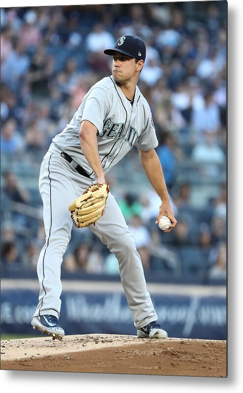 American League Baseball Metal Print featuring the photograph Seattle Mariners v New York Yankees by Al Bello