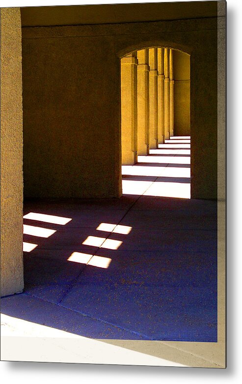 Architecture Metal Print featuring the photograph Spanish Arches Light Shadow by Patrick Malon