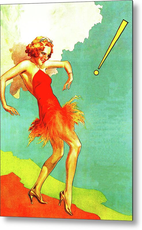 Stand Metal Print featuring the painting ''Stand up and Cheer'', 1934, movie poster painting by Movie World Posters
