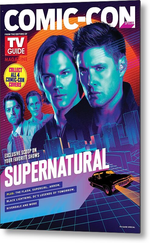 Television Metal Print featuring the photograph Supernatural TVGC007 H5141 by TV Guide Everett Collection