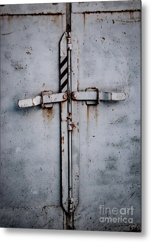 Horse Trailer Metal Print featuring the photograph T Gate by Troy Stapek