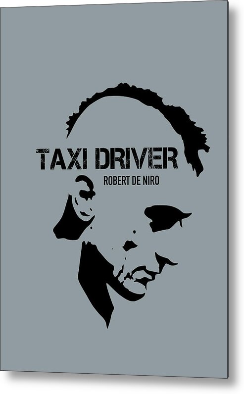 Movie Poster Metal Print featuring the digital art Taxi Driver - Alternative Movie Poster by Movie Poster Boy