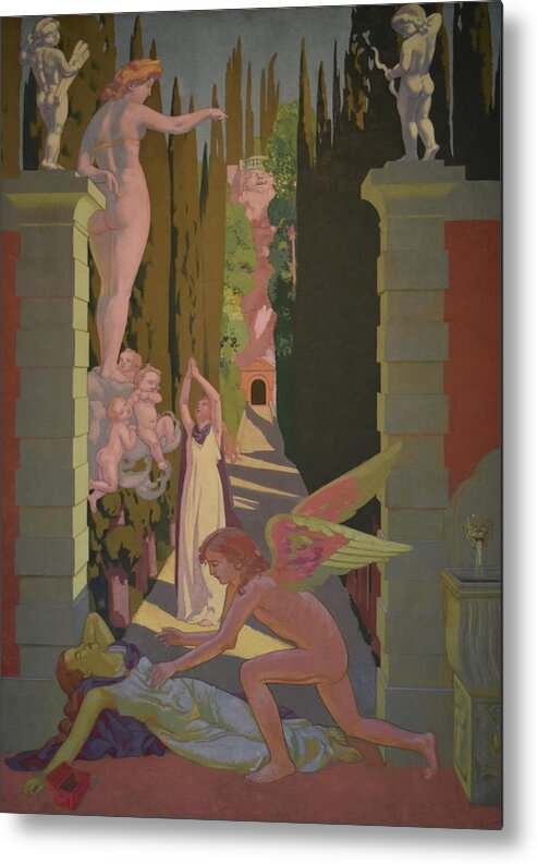 Ivan Morozov Commission Metal Print featuring the painting The Vengeance of Venus by Maurice Denis