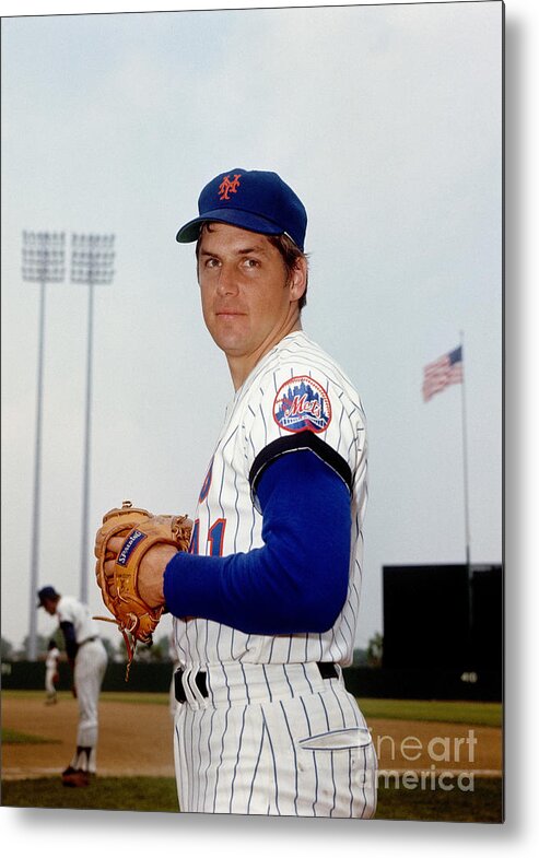 Tom Seaver Metal Print featuring the photograph Tom York by Louis Requena