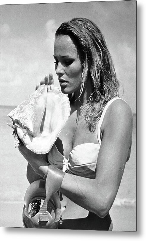 1960s Metal Print featuring the photograph URSULA ANDRESS in DR. NO -1962- UNITED ARTISTS by Album