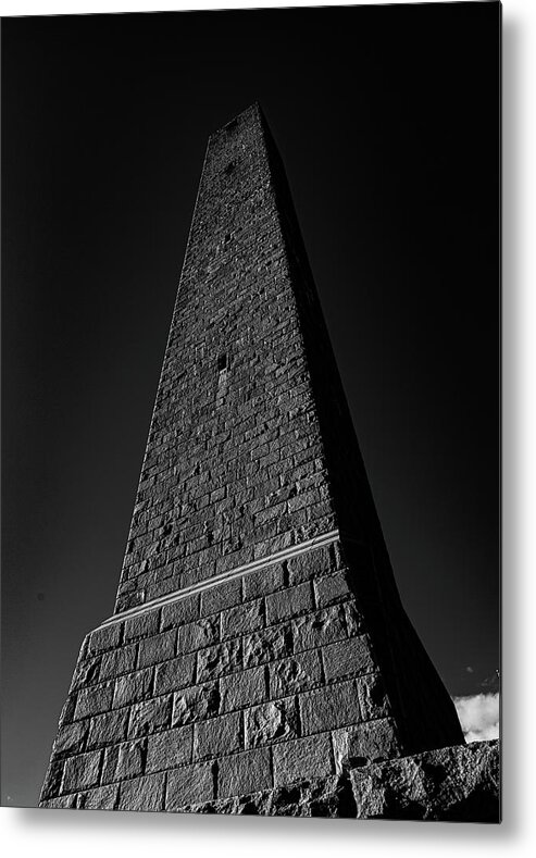 High Point State Park Metal Print featuring the photograph USA War Veteran Memorial NJ 2 by Amelia Pearn