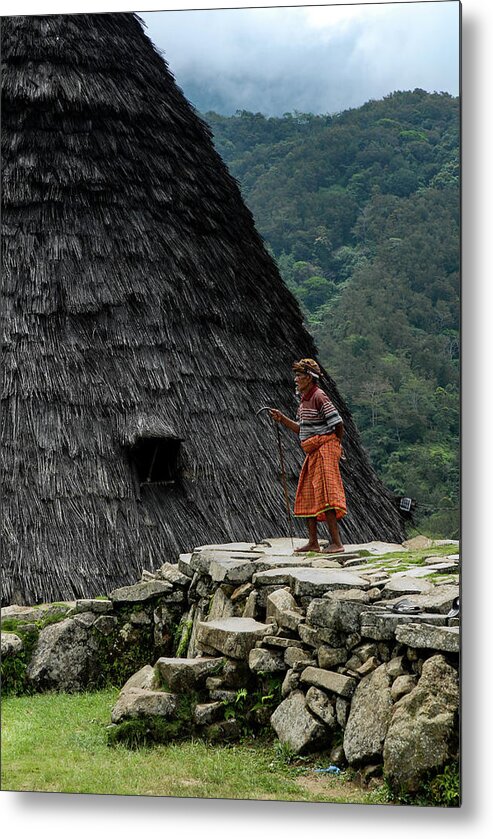 Wae Rebo Metal Print featuring the photograph A Distant Village - Wae Rebo, Flores, Indonesia by Earth And Spirit
