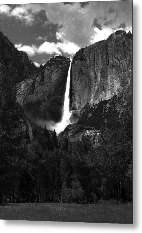 Landscape Metal Print featuring the photograph Water Fall by WonderlustPictures By Tommaso Boddi