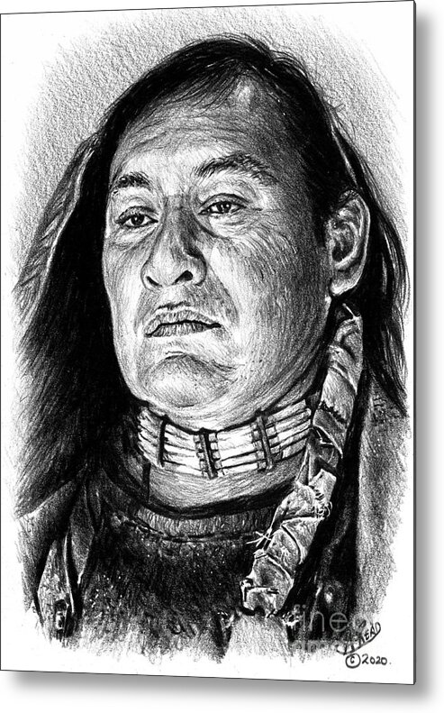 Will Sampson Metal Print by Andrew Read Pixels