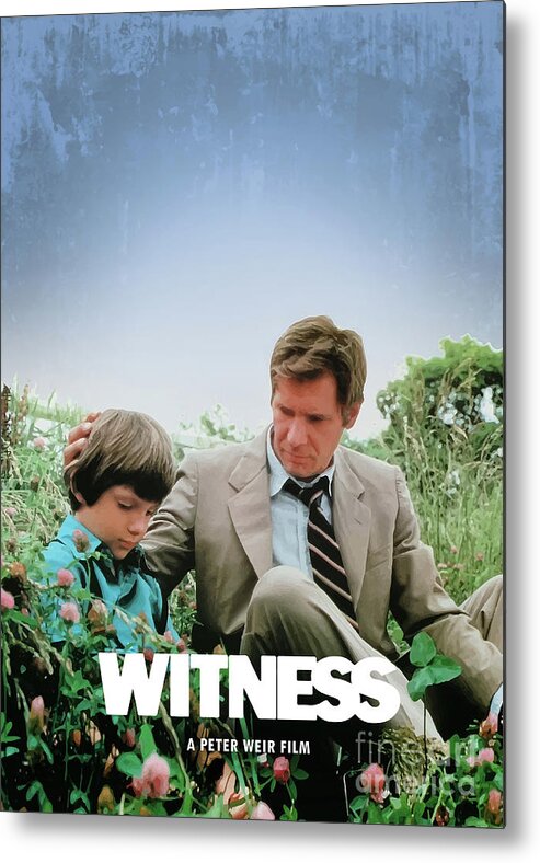Movie Poster Metal Print featuring the digital art Witness by Bo Kev