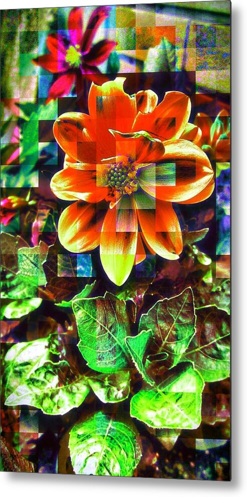Love Metal Print featuring the photograph Abstract Flowers #5 by Chris Drake