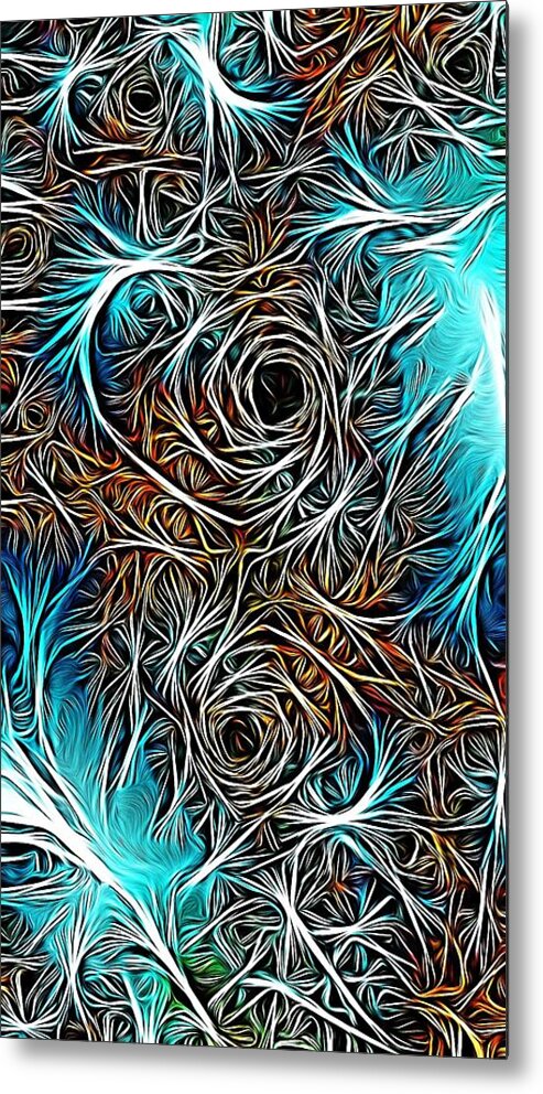 Chaos Metal Print featuring the digital art Boula by Jeff Iverson