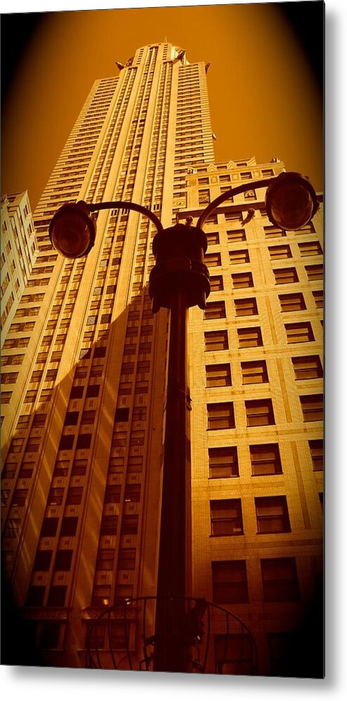 Manhattan Canvas Prints Metal Print featuring the photograph Rockefeller Building in Manhattan by Monique Wegmueller