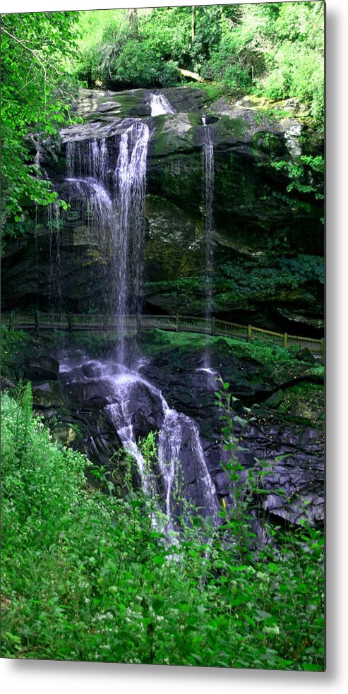 Nature Metal Print featuring the photograph Dry Falls by Cathy Harper
