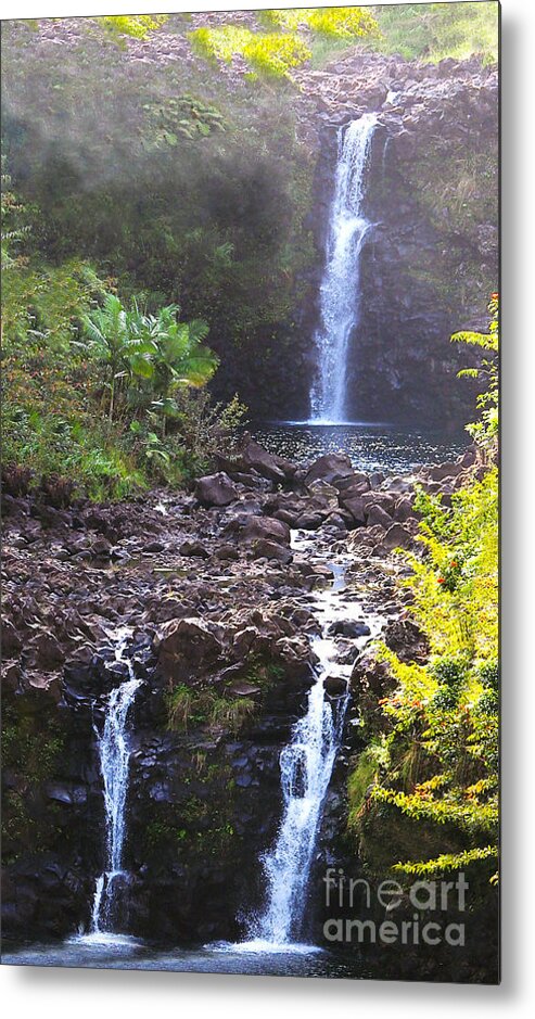 Fine Art Print Metal Print featuring the photograph Misty Falls by Patricia Griffin Brett
