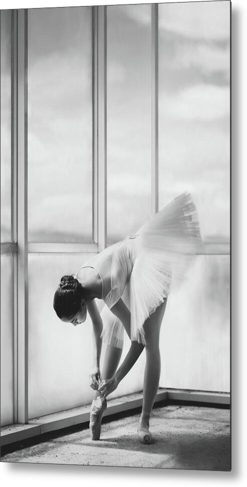 Ballet Metal Print featuring the photograph Preparation by Sebastian Kisworo
