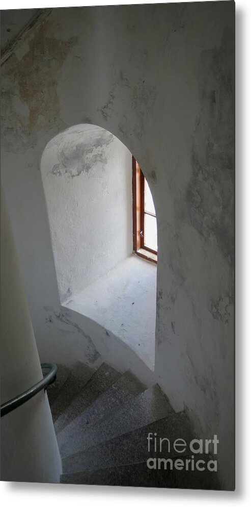 Tower Metal Print featuring the photograph Up in the tower by Susanne Baumann
