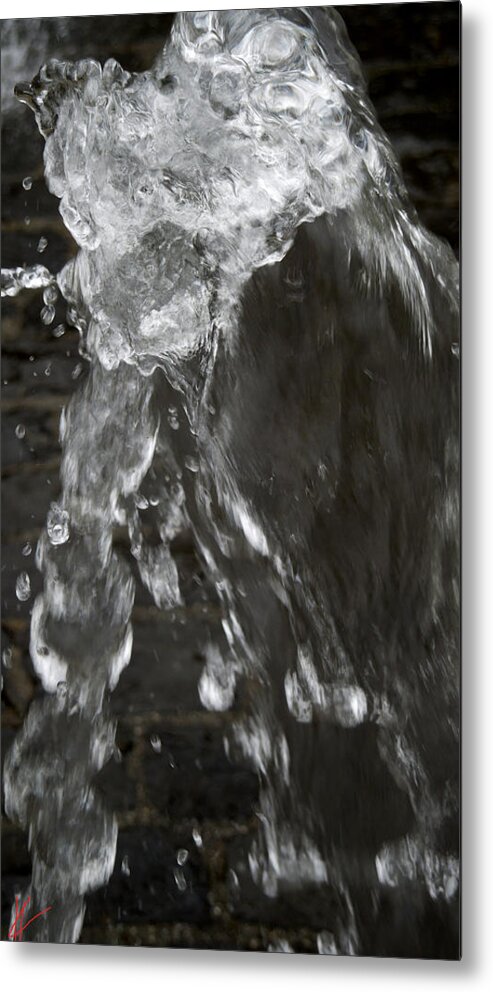 Colette Metal Print featuring the photograph Water Flash Rapperswill Switzerland by Colette V Hera Guggenheim
