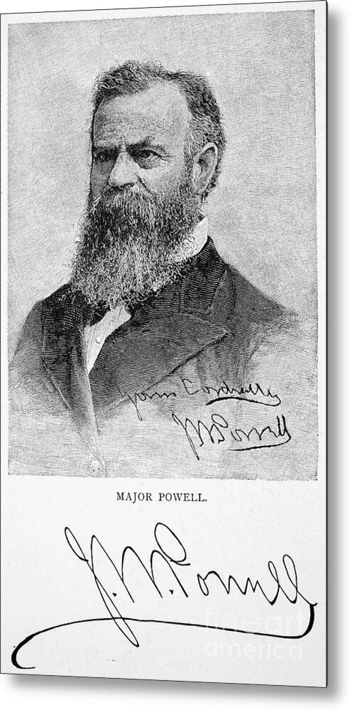 1895 Metal Print featuring the photograph John Wesley Powell by Granger