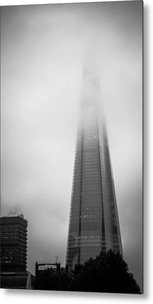 Lenny Carter Metal Print featuring the photograph Slicing through the Mist by Lenny Carter