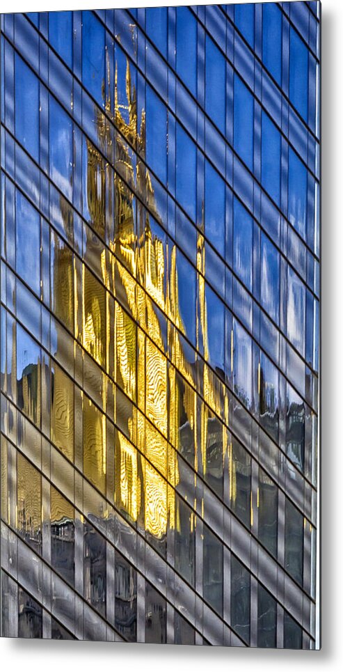 Glass Architecture Metal Print featuring the photograph Glass Architecture #5 by Robert Ullmann