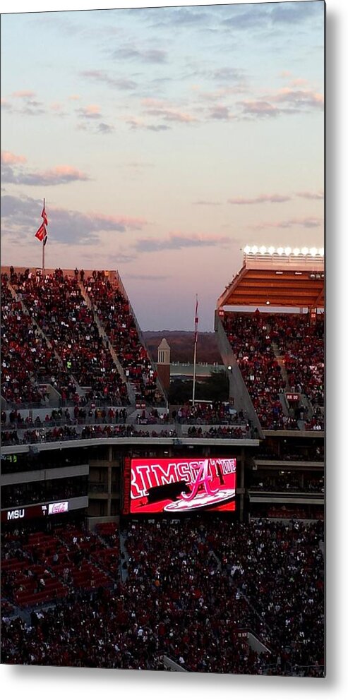 Gameday Metal Print featuring the photograph Upperdeck Panorama #6 by Kenny Glover