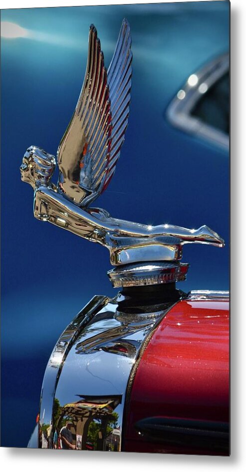  Metal Print featuring the photograph Hood Ornament by Dean Ferreira