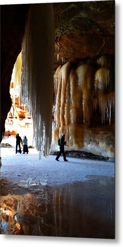 Ice Caves Metal Print featuring the photograph Apostle Island Ice Caves 3 by Brook Burling