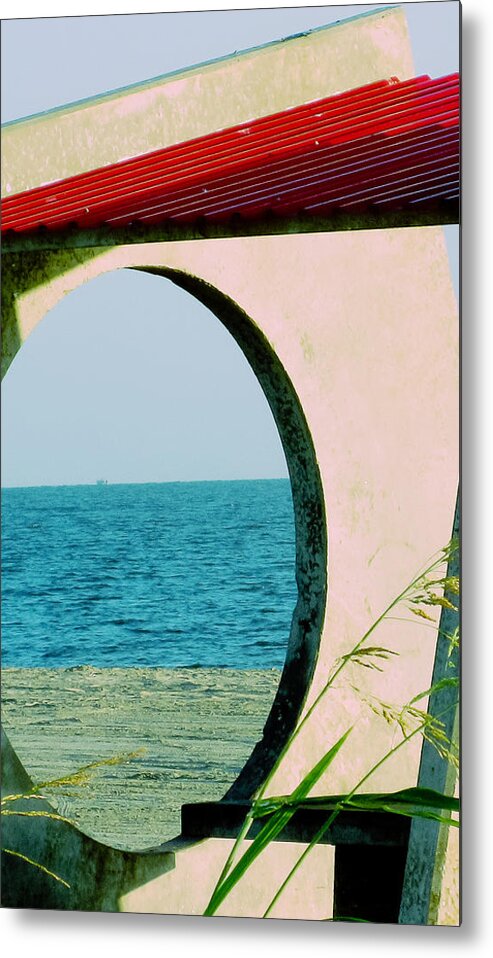 Beach Metal Print featuring the photograph Beach View by Tony Grider