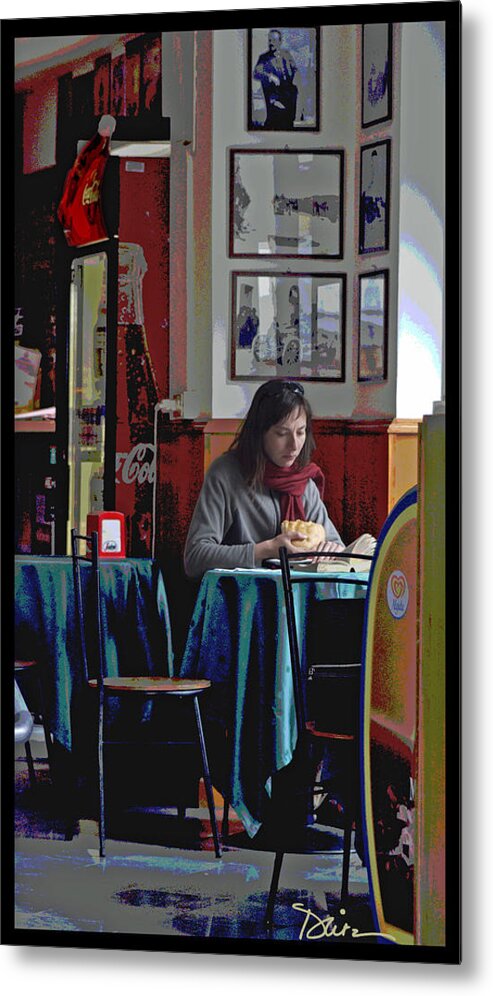 Italy Metal Print featuring the photograph Breakfast in Lucca by Peggy Dietz