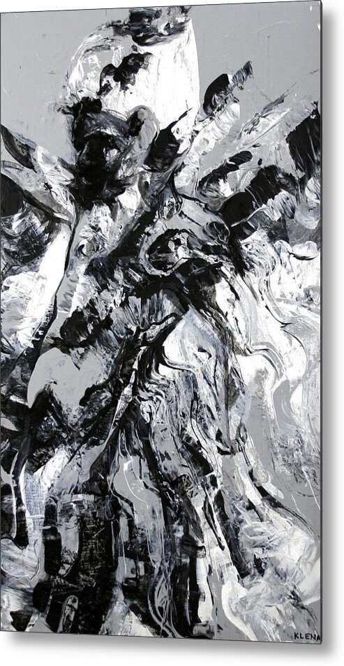 Dancing Metal Print featuring the painting Dancing with Devils by Jeff Klena