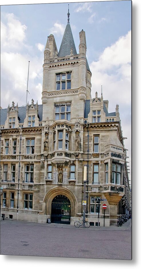 Gonville And Caius College Metal Print featuring the photograph Gonville and Caius College. Cambridge. by Elena Perelman