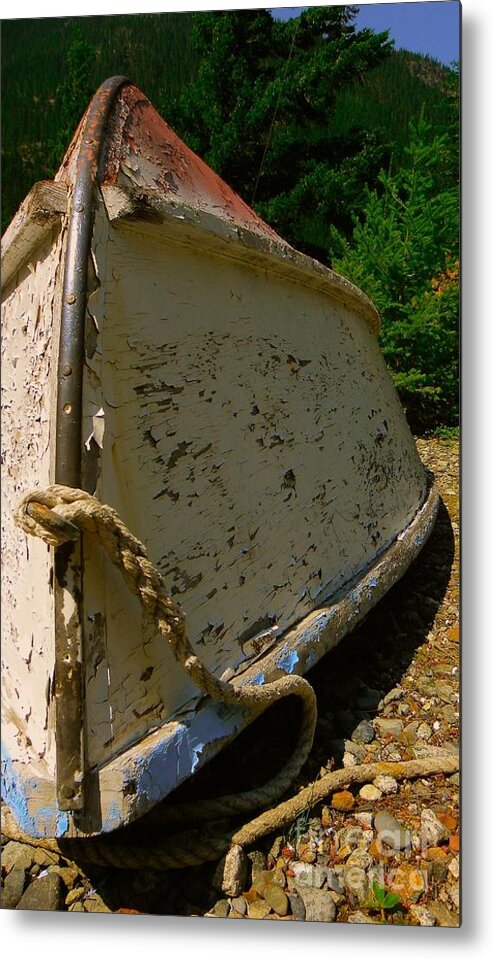Boat Metal Print featuring the photograph Grounded by KD Johnson