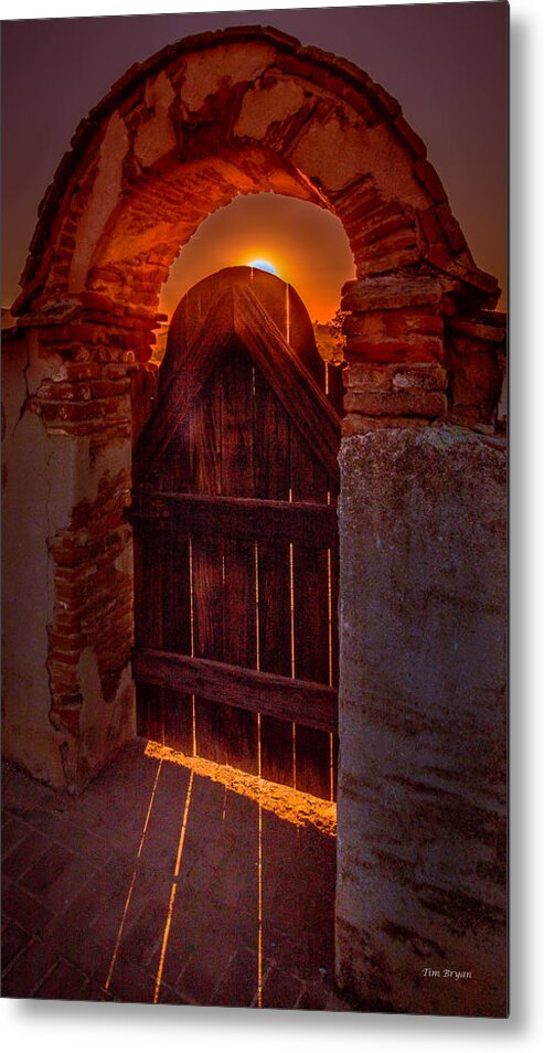 Mission Metal Print featuring the photograph Heaven's Gate by Tim Bryan