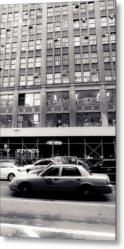 Nyc Metal Print featuring the photograph NYC Taxi cab by Christopher Maxum