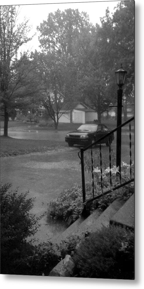 Spring Metal Print featuring the photograph Rainy Day of Spring by Risa Kawaguchi Law