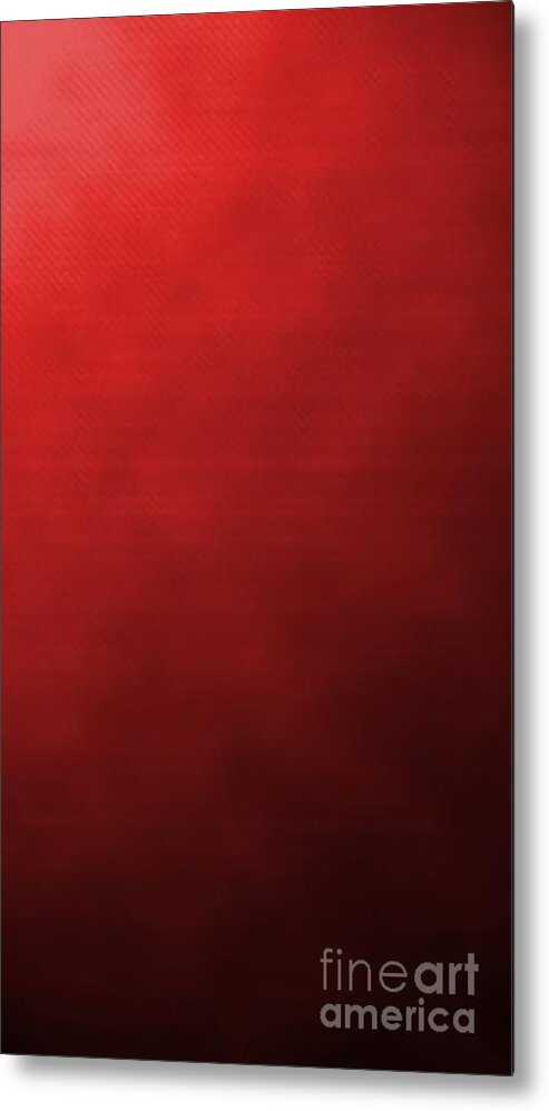 Rooso Metal Print featuring the digital art Red Fabric by Archangelus Gallery