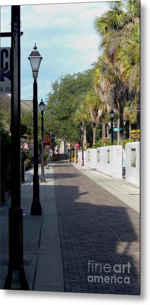 Hypolita Metal Print featuring the photograph Shady Hypolita Street by Ules Barnwell