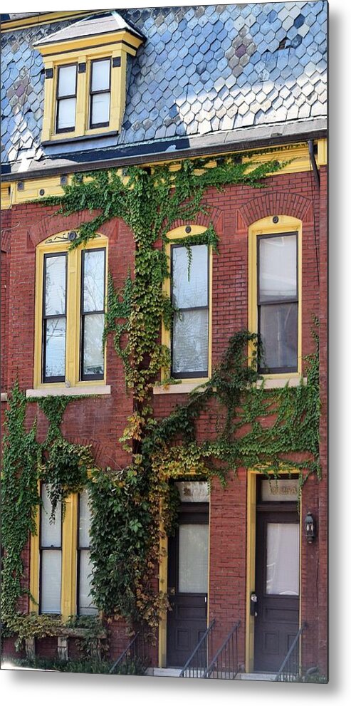 St Louis Metal Print featuring the photograph St Louis Brownstones by John Glass